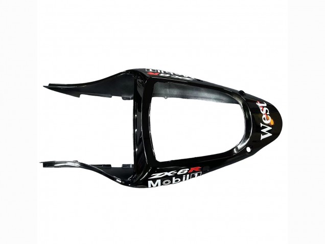 2000-2002 Glossy Black White West Michelin Kawasaki ZX6R Motorcycle Fairings Australia