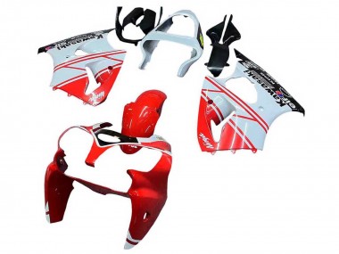 2000-2002 White Red Black Kawasaki ZX6R Motorcycle Fairings Australia
