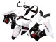 2000-2002 White Black Red Monster Kawasaki ZX6R Motorcycle Fairings Australia