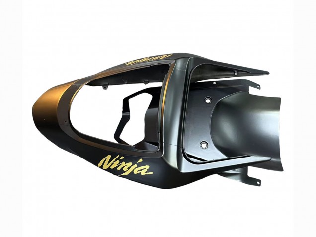 2003-2004 Matte Black Gold 636 Kawasaki ZX6R Motorcycle Fairings Australia