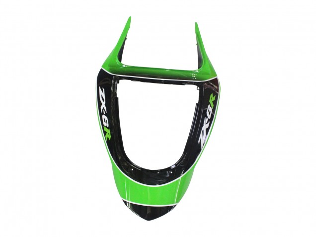 2003-2004 Green White Black Kawasaki ZX6R Motorcycle Fairings Australia