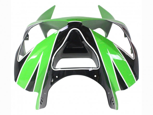 2003-2004 Green White Black Kawasaki ZX6R Motorcycle Fairings Australia