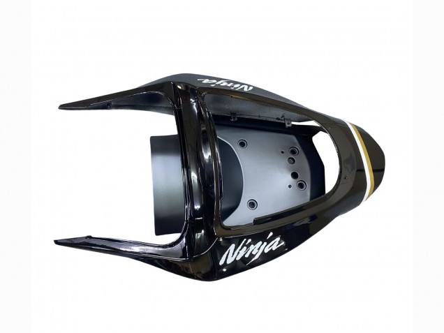 2003-2004 Glossy Black White Motul Lucky Strike Kawasaki ZX6R Motorcycle Fairings Australia