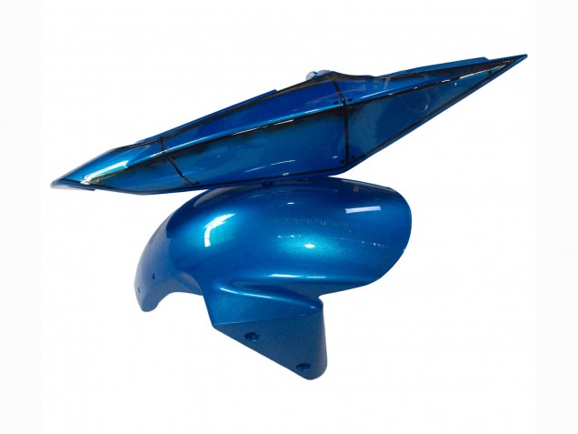 2003-2004 Blue White Red Shark Kawasaki ZX6R Motorcycle Fairings Australia