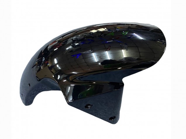 2003-2004 Glossy Black Green Flame Kawasaki ZX6R Motorcycle Fairings Australia