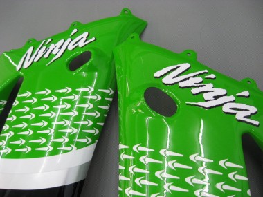 2003-2004 Green White Black Elf Bridgestone Kawasaki ZX6R Motorcycle Fairings Australia