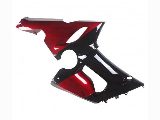 2005-2006 Red Glossy Black Kawasaki ZX6R Motorcycle Fairing Australia