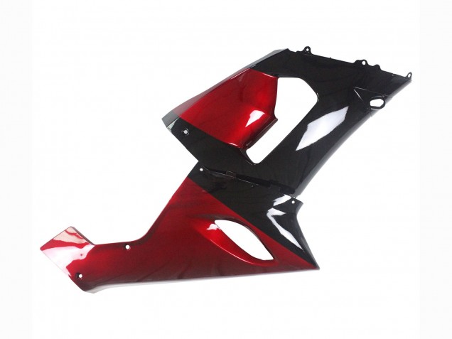 2005-2006 Red Glossy Black Kawasaki ZX6R Motorcycle Fairing Australia