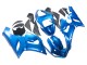 2005-2006 Glossy Blue Kawasaki ZX6R Motorcycle Fairings Australia