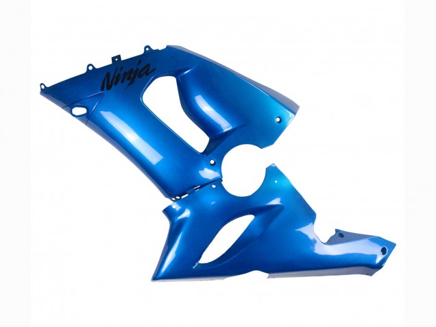 2005-2006 Glossy Blue Kawasaki ZX6R Motorcycle Fairings Australia