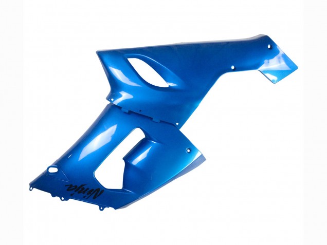 2005-2006 Glossy Blue Kawasaki ZX6R Motorcycle Fairings Australia