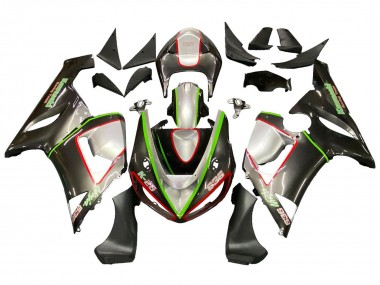 2005-2006 Black Silver Green Red K-26 Kawasaki ZX6R Motorcycle Fairings Australia
