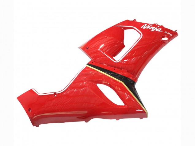 2005-2006 Red Yellow Black Kawasaki ZX6R Motorcycle Fairings Australia