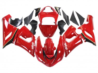 2005-2006 Red Yellow Black Kawasaki ZX6R Motorcycle Fairings Australia