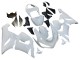 2005-2006 White Kawasaki ZX6R Motorcycle Fairings Australia