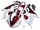 2005-2006 White Red Kawasaki ZX6R Motorcycle Fairings Australia