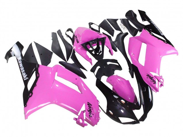 2007-2008 Black Pink Ninja Kawasaki ZX6R Motorcycle Fairings Australia