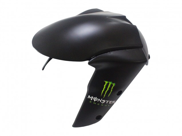 2007-2008 Black White Red with White Snow Decal Ninja Elf Kawasaki ZX6R Motorcycle Fairings Australia