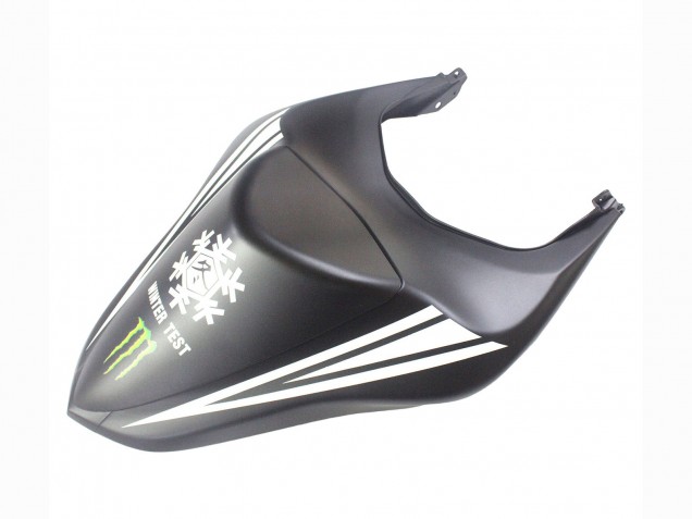 2007-2008 Black White Red with White Snow Decal Ninja Elf Kawasaki ZX6R Motorcycle Fairings Australia