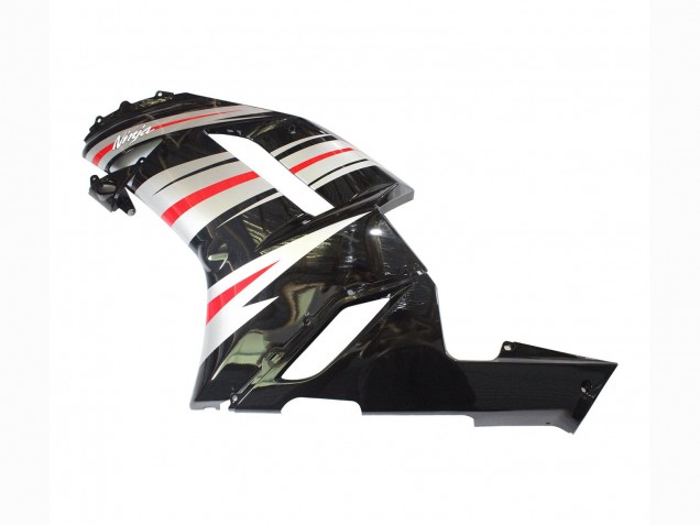 2007-2008 Black Silver Red Ninja Kawasaki ZX6R Motorcycle Fairings Australia