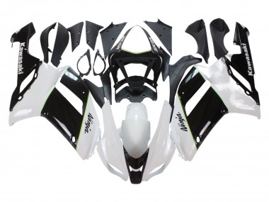 2007-2008 Black White Ninja Kawasaki ZX6R Motorcycle Fairings Australia