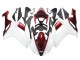 2007-2008 White Red Kawasaki ZX6R Motorcycle Fairing Australia