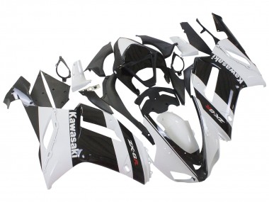 2007-2008 White Black Kawasaki ZX6R Motorcycle Fairing Australia