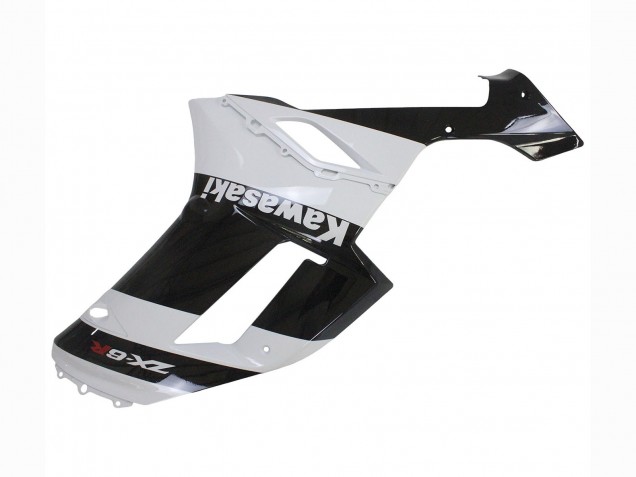 2007-2008 White Black Kawasaki ZX6R Motorcycle Fairing Australia