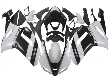 2007-2008 White Black Kawasaki ZX6R Motorcycle Fairing Australia