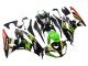 2009-2012 Green Glossy Black Yellow White Red Elf Monster Kawasaki ZX6R Motorcycle Fairings Australia