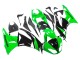 2009-2012 Green Glossy Black Kawasaki ZX6R Motorcycle Fairings Australia
