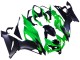 2019-2022 Green Matte Black Kawasaki ZX6R Motorcycle Fairings Australia