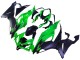2019-2022 Green Matte Black Kawasaki ZX6R Motorcycle Fairings Australia