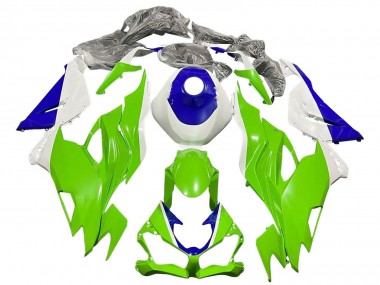 2019-2022 White Blue Green Kawasaki ZX6R Motorcycle Fairings Australia