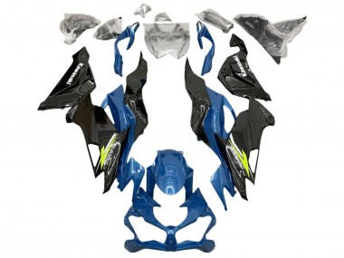 2019-2022 Blue Yellow White Glossy Black Kawasaki ZX6R Motorcycle Fairings Australia
