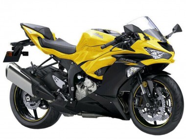 2019-2022 Yellow Matte Black Kawasaki ZX6R Motorcycle Fairings Australia