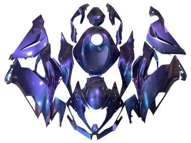 2019-2022 Purple Blue Kawasaki ZX6R Motorcycle Fairings Australia