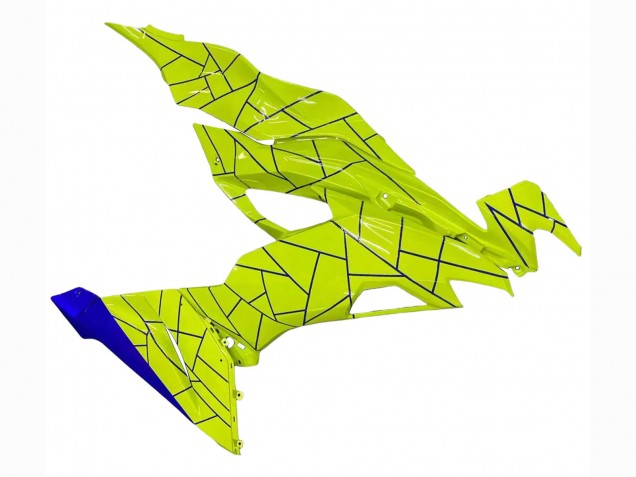 2019-2022 Blue Yellow Kawasaki ZX6R Motorcycle Fairings Australia