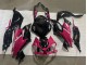 2019-2022 Glossy Black Pink Ninja Kawasaki ZX6R Motorcycle Fairings Australia