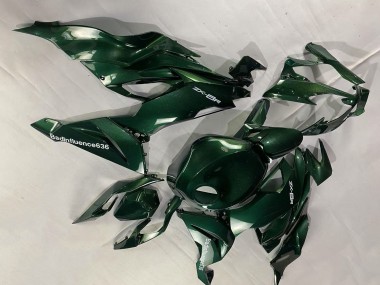 2019-2022 Dark Green Kawasaki ZX6R Motorcycle Fairings Australia