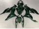 2019-2022 Dark Green Kawasaki ZX6R Motorcycle Fairings Australia