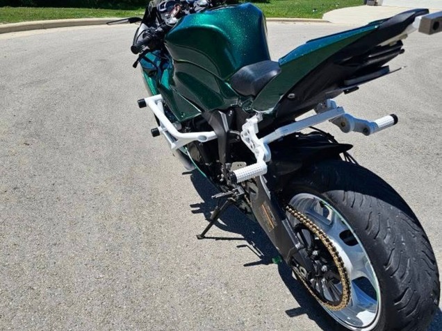 2019-2022 Dark Green Kawasaki ZX6R Motorcycle Fairings Australia