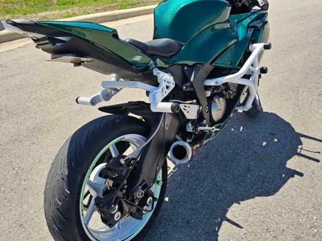 2019-2022 Dark Green Kawasaki ZX6R Motorcycle Fairings Australia