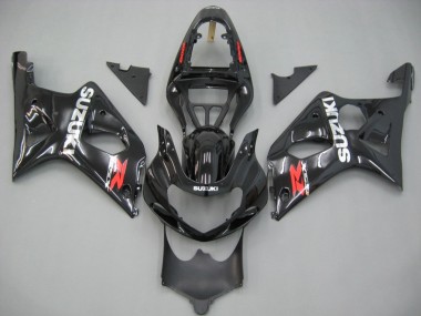 2000-2002 Glossy Black Suzuki GSXR1000 Motorcycle Fairings Australia
