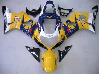 2000-2002 Yellow Dark Blue White Motul Corona Suzuki GSXR1000 Motorcycle Fairings Australia