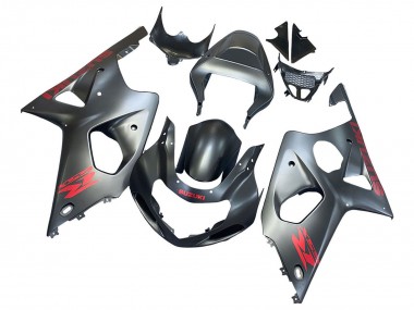 2000-2002 Matte Grey Red Decal Suzuki GSXR1000 Motorcycle Fairings Australia