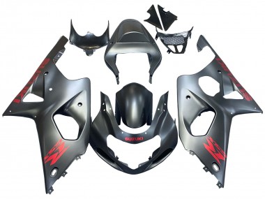 2000-2002 Matte Grey Red Decal Suzuki GSXR1000 Motorcycle Fairings Australia