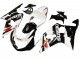 2000-2002 White Glossy Black Red Suzuki GSXR1000 Motorcycle Fairings Australia