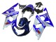 2000-2002 Blue White Silver Castrol Dunlop Suzuki GSXR1000 Motorcycle Fairings Australia