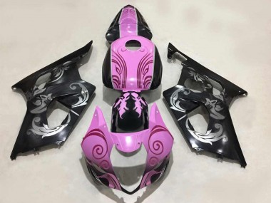 2003-2004 Black Pink Suzuki GSXR 1000 Motorcycle Fairings Australia